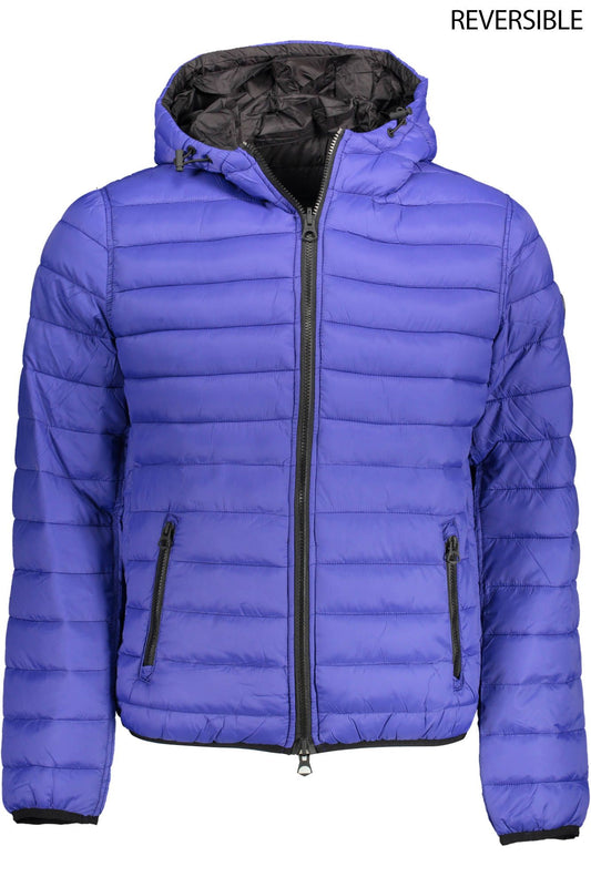 US POLO ASSN. Blaue Nylon-Herrenjacke