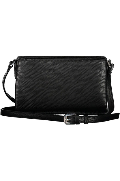 Calvin Klein – Schwarze Handtasche aus Polyester für Damen