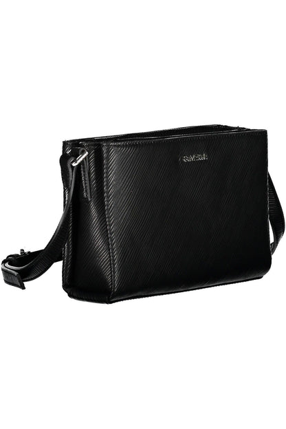 Calvin Klein – Schwarze Handtasche aus Polyester für Damen