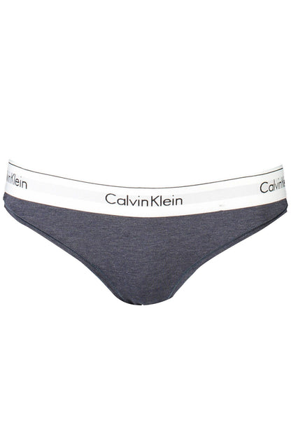 Calvin Klein Damen Slip aus Baumwolle, blau