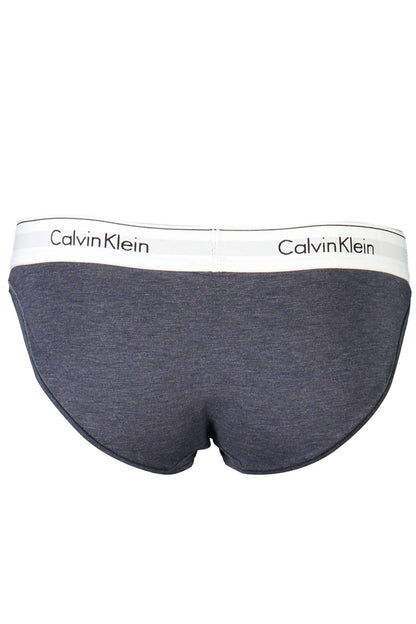 Calvin Klein Damen Slip aus Baumwolle, blau