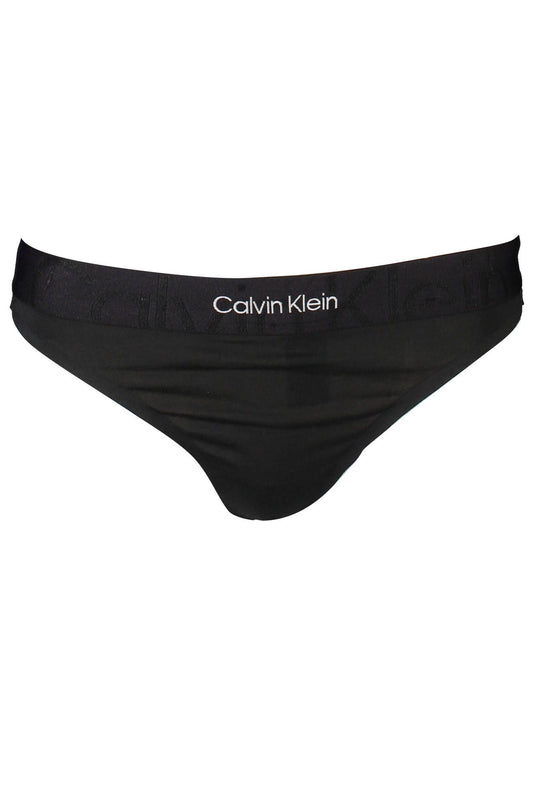 Calvin Klein – Schwarzer Baumwoll-Tanga für Damen