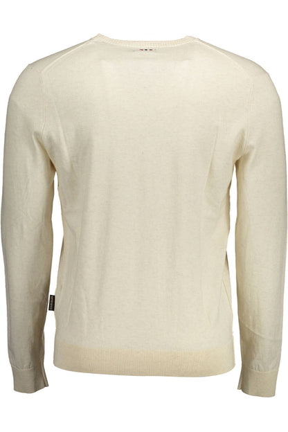 Napapijri Beige Herrenpullover aus Baumwolle