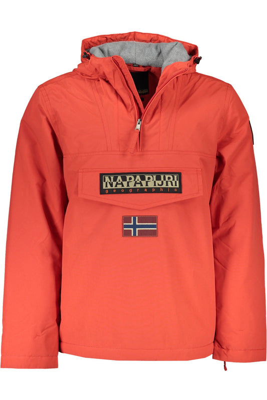 Napapijri Rote Polyamid-Herrenjacke