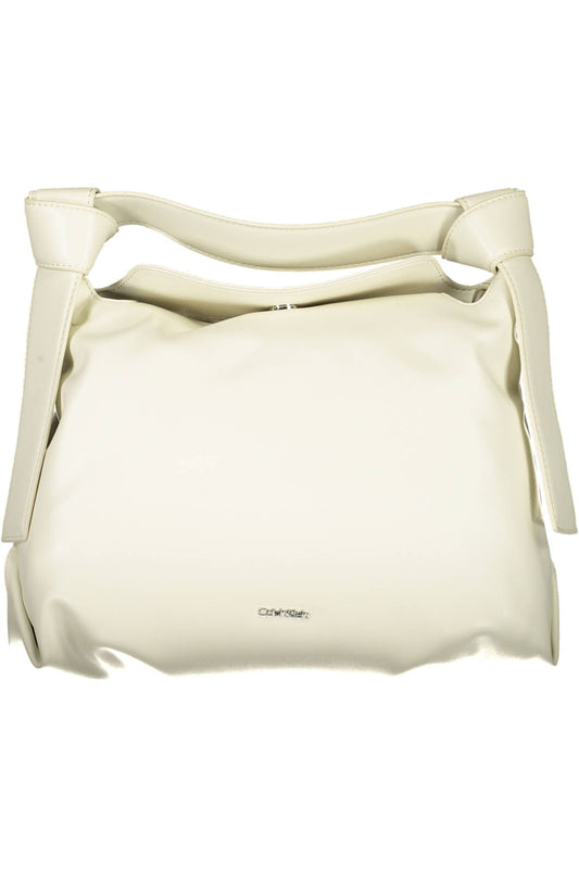 Calvin Klein Beige Polyester Damen Handtasche