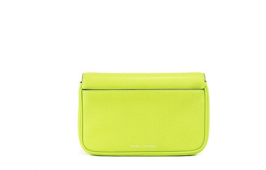 Die J Marc Green Glow Schulter-Crossbody-Handtasche aus glattem Leder