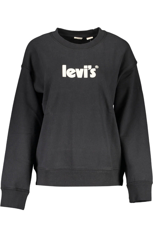 Levi's – Schwarzer Baumwollpullover für Damen