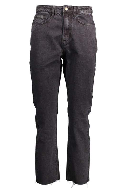 Desigual Schwarze Jeans aus Baumwolle für Damen