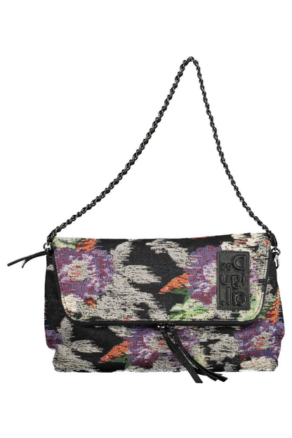 Desigual Schwarze Polyester Damen Handtasche