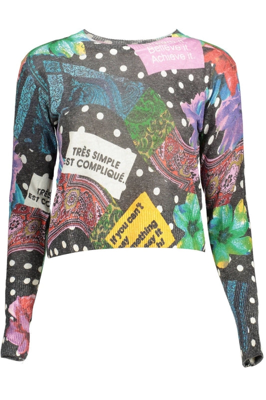 Desigual Schwarzer Acryl-Damenpullover