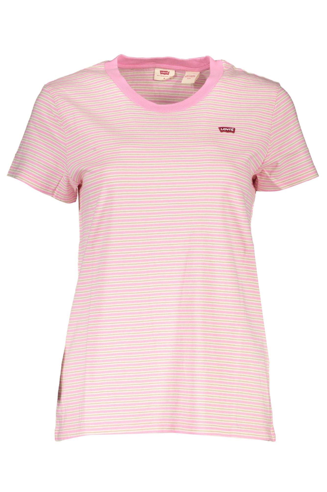 Levi's Rosa Baumwoll-T-Shirt für Damen