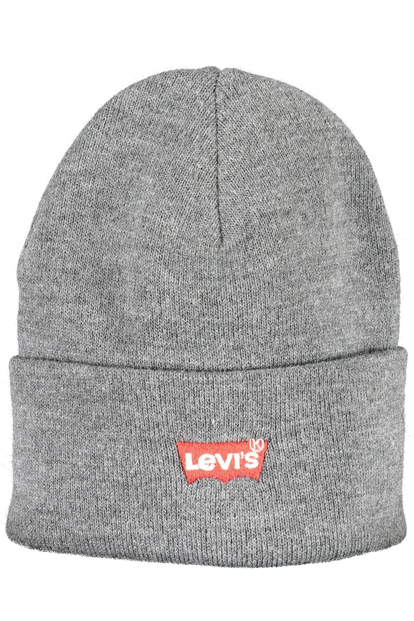 Levi's – Graue Acryl-Mütze für Männer