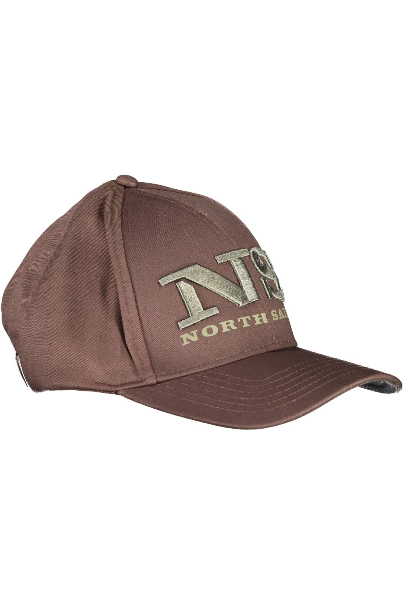 North Sails Herren-Cap aus brauner Baumwolle