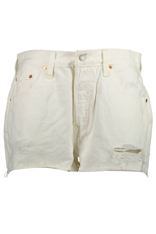 Jeans e pantaloni in cotone bianco