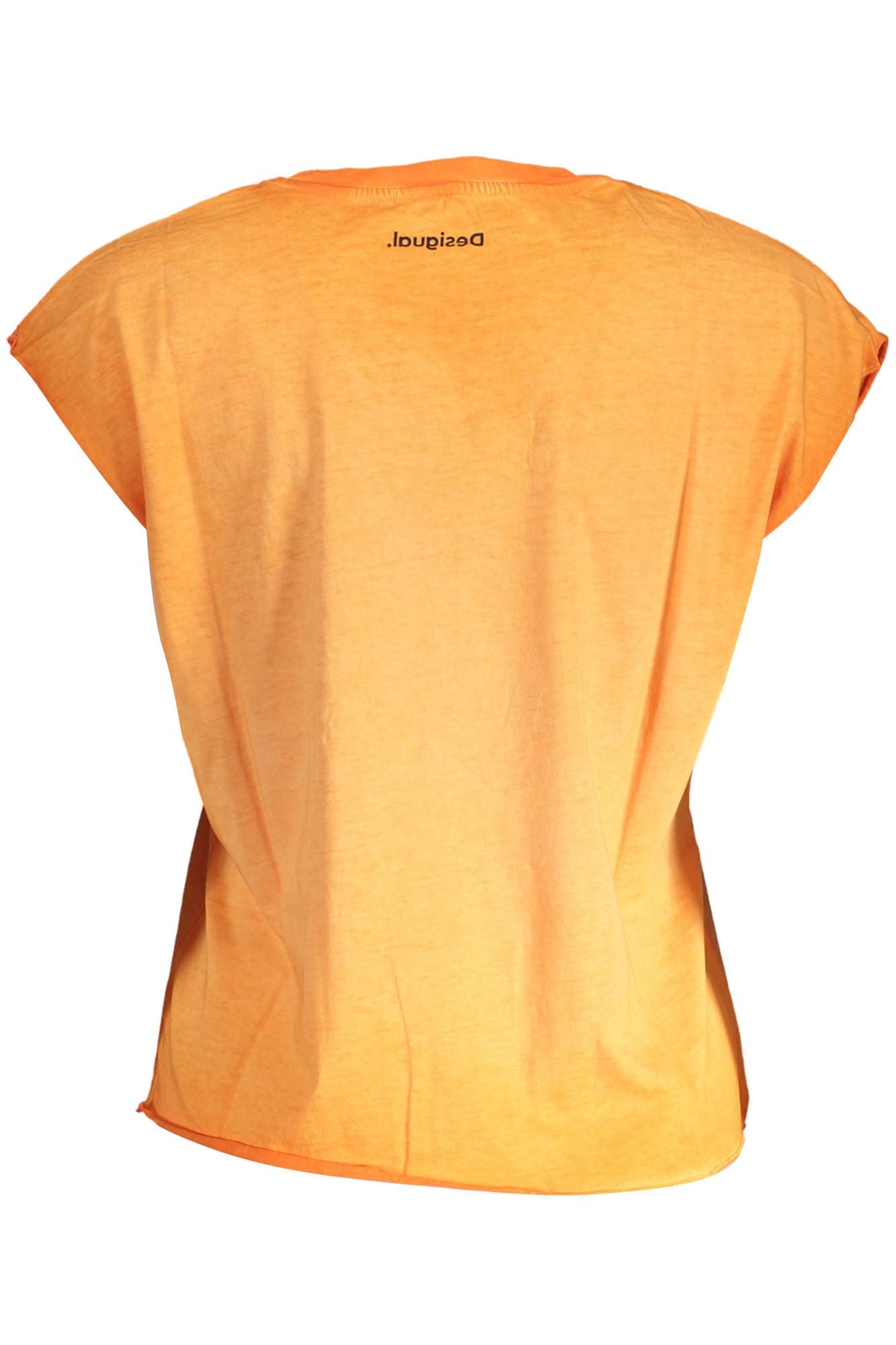 Desigual Orange Baumwolltop für Damen