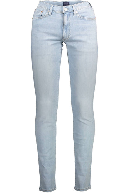 Jeans e pantaloni in cotone azzurro