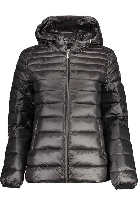 US POLO ASSN. Schwarze Nylonjacke für Damen