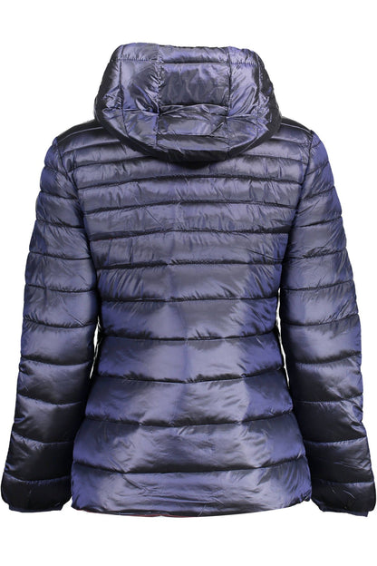 US POLO ASSN. Blaue Nylonjacke für Damen