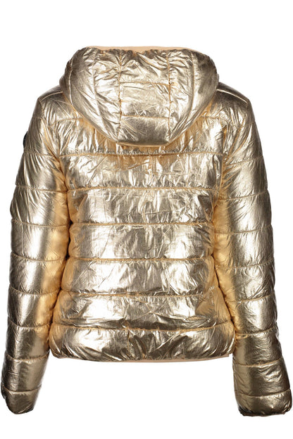 US POLO ASSN. Goldene Nylonjacke für Damen