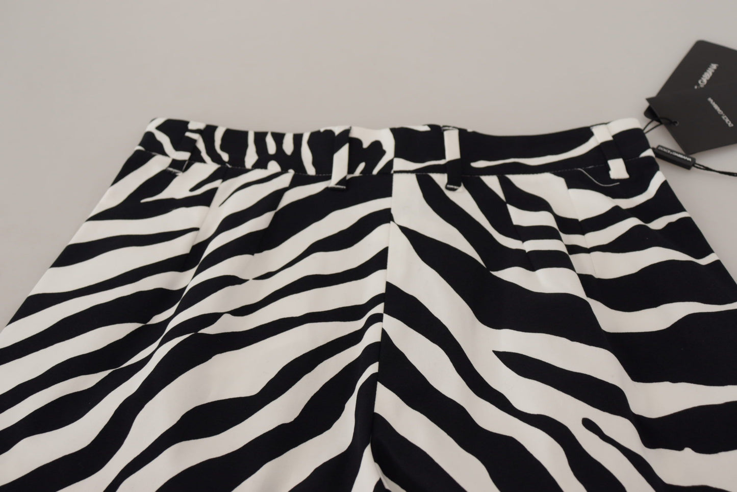 Dolce &amp; Gabbana Hotpants mit Zebra-Print und mittlerer Taille