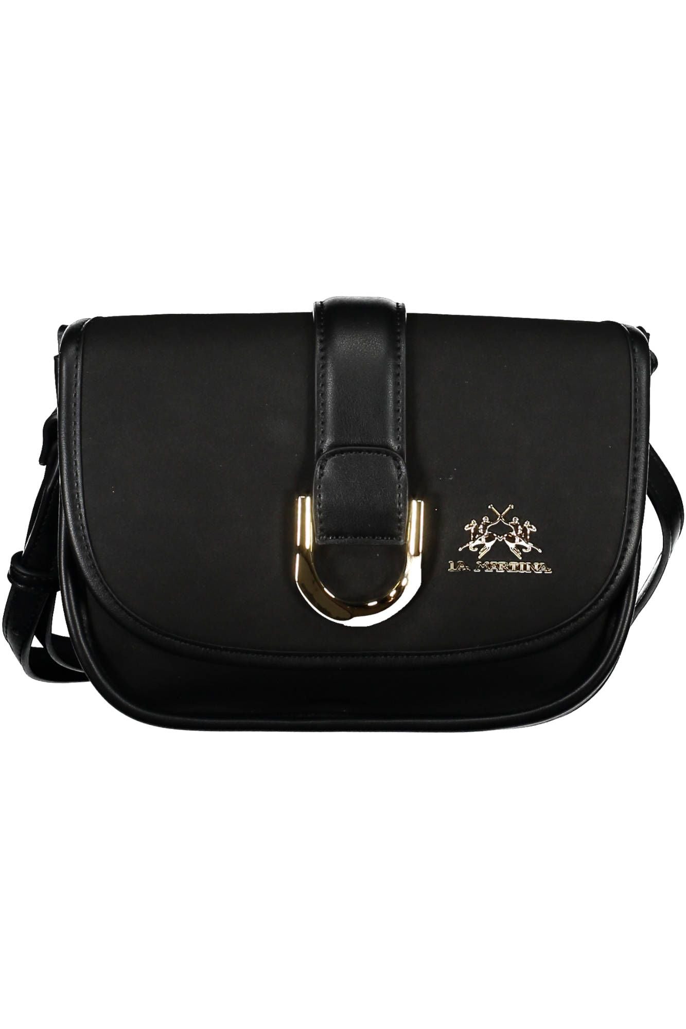 La Martina Schwarze Polyethylen Damen Handtasche