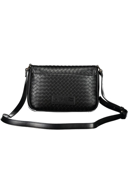 La Martina Schwarze Polyethylen Damen Handtasche