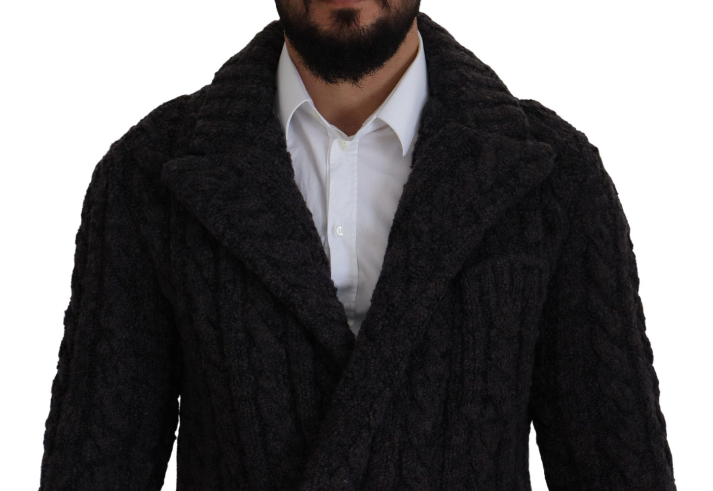 Dolce & Gabbana Elegant Double-Breasted Wool-Cashmere Coat