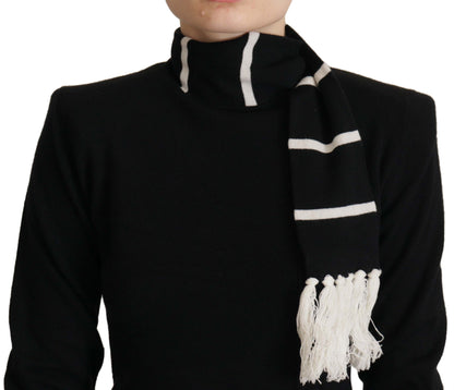 Maglione pullover dolcevita in cashmere nero