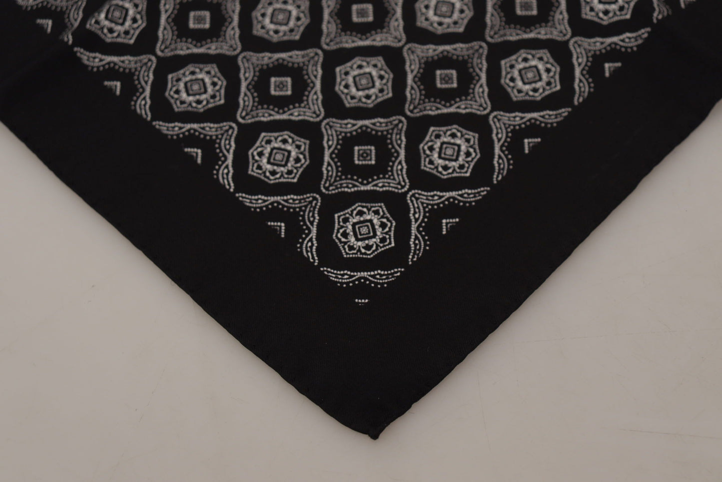 Dolce & Gabbana Elegant Geometric Silk Square Scarf