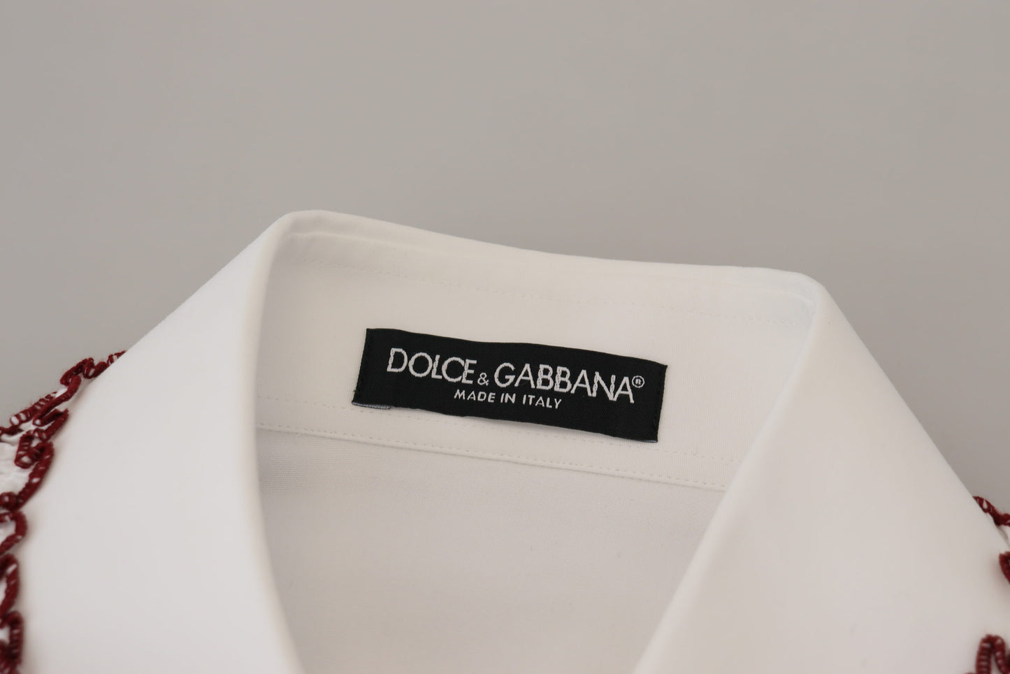 Dolce &amp; Gabbana Elegantes weißes Poloshirt aus Baumwolle