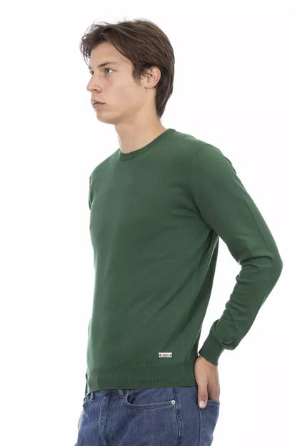 Maglione in cotone verde