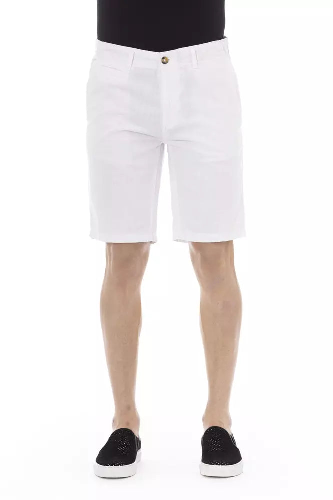 Pantaloncini in cotone bianco