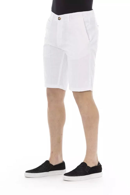 Pantaloncini in cotone bianco