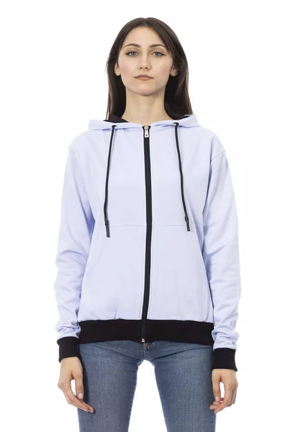 Baldinini Trend Lila Baumwollpullover für Damen