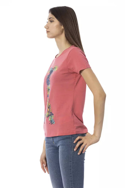 Trussardi Action Fuchsia Cotton Women Top