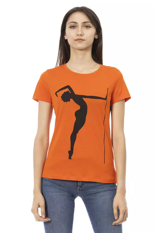 Trussardi Action Orange Baumwolltop für Damen