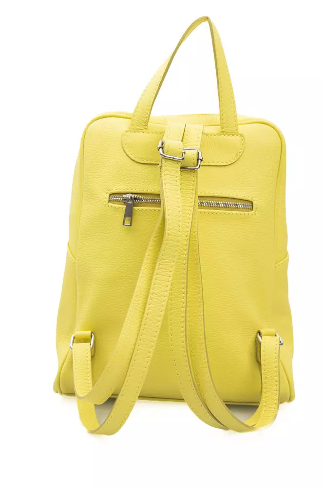 Baldinini Trend Sunshine Gelber Lederrucksack