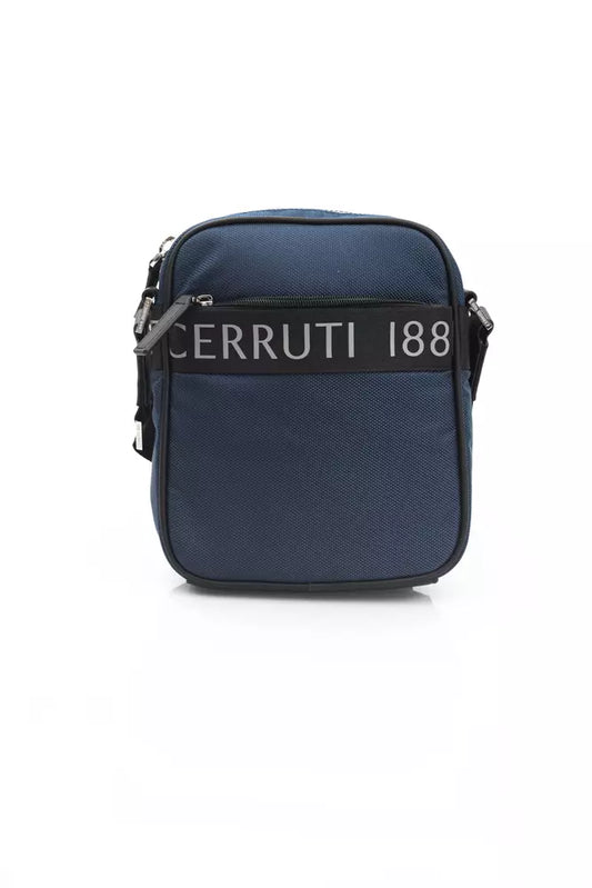 Borsa a tracolla in nylon blu