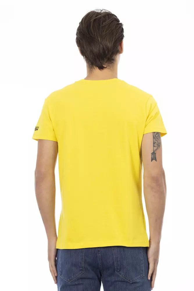 T-shirt in cotone giallo