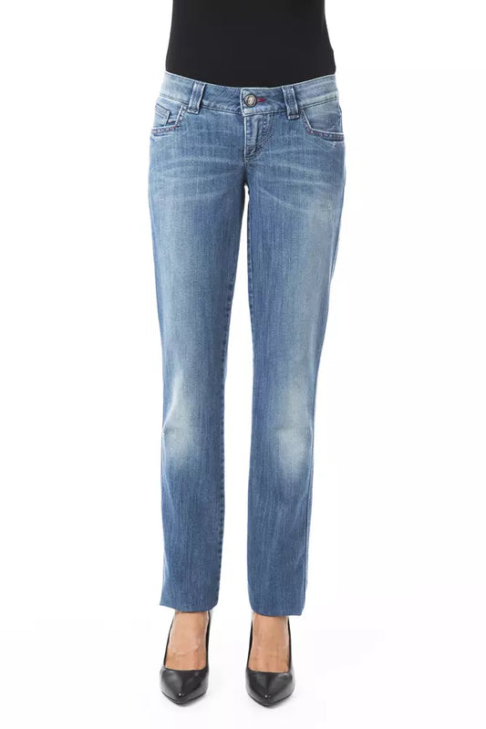 Blaue Jeans und Hose aus Baumwolle