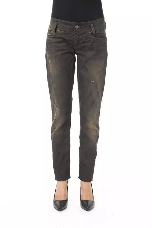 Jeans e pantaloni in cotone nero