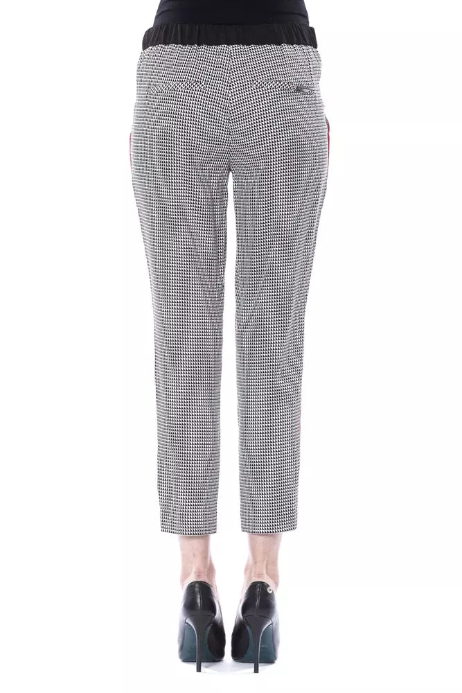 Jean et pantalon en viscose noir et blanc