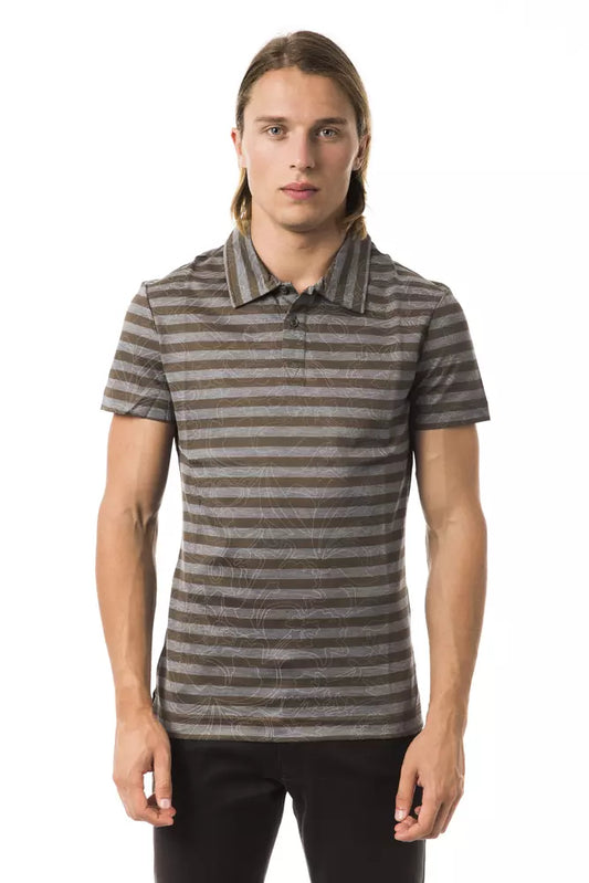 Polo en coton gris