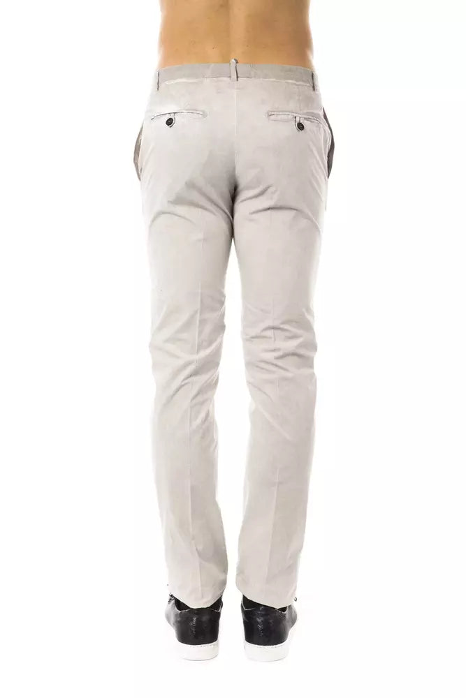 Jeans e pantaloni in cotone grigio