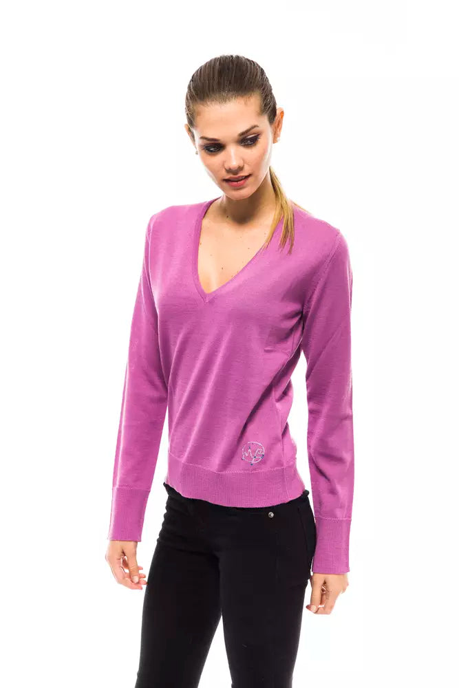 Montana Blu Rosa Wollpullover für Damen