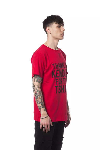 T-shirt en coton rouge