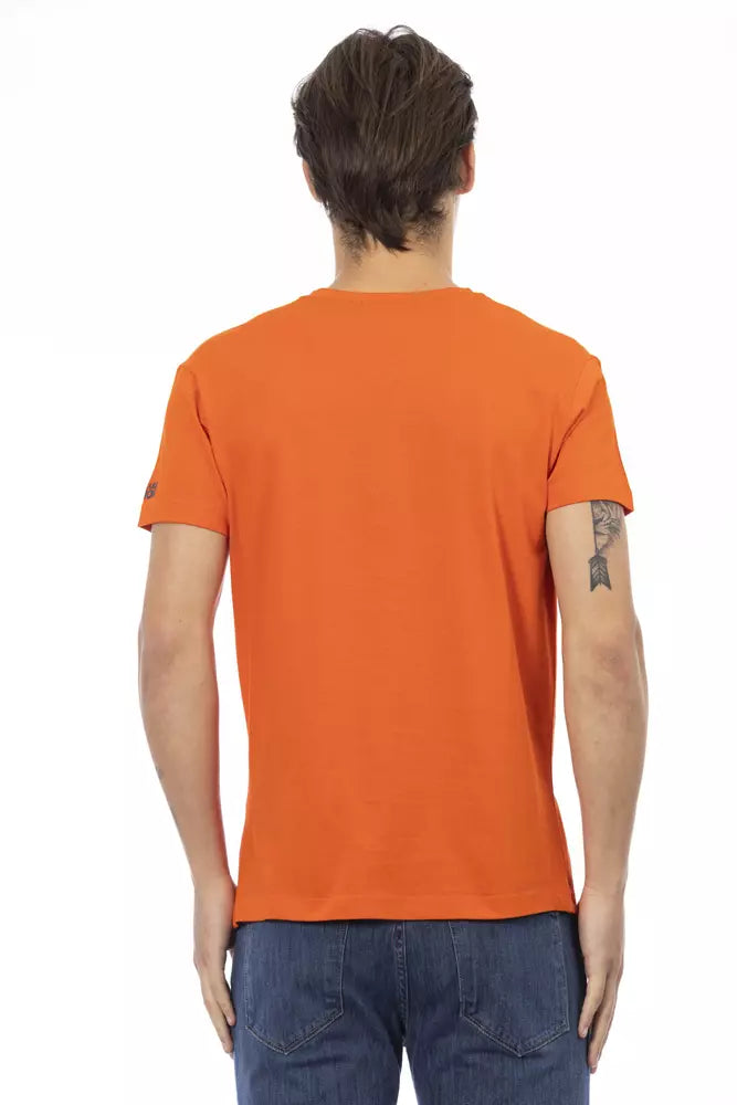 T-shirt in cotone arancione