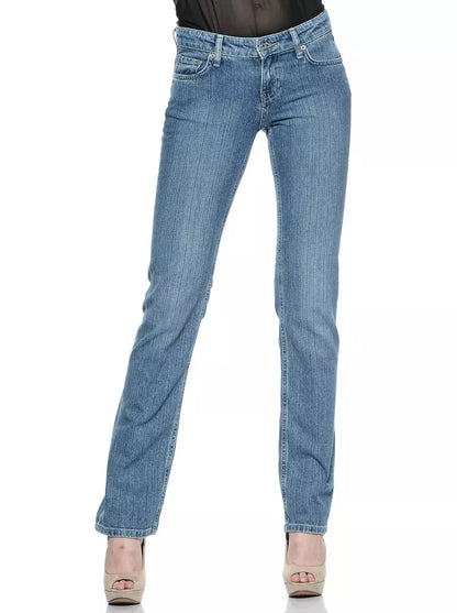 Ungaro Fever Hellblaue Jeans aus Baumwolle für Damen