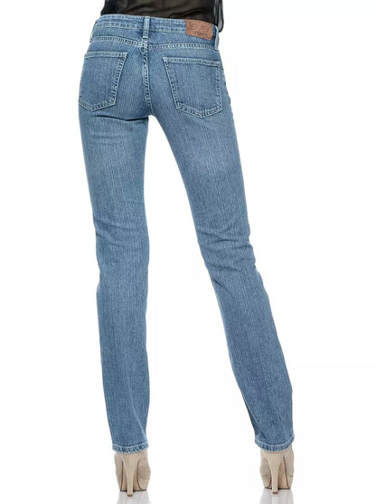 Ungaro Fever Hellblaue Jeans aus Baumwolle für Damen