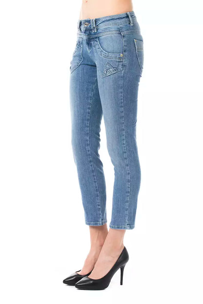 Ungaro Fever Hellblaue Jeans aus Baumwolle für Damen